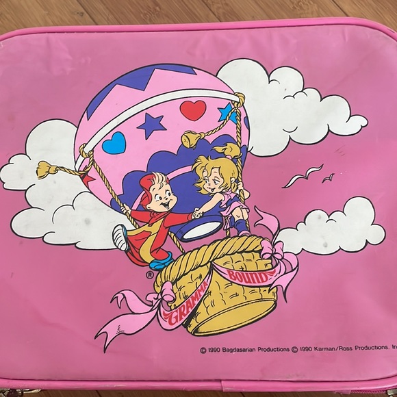 Vintage Grandma bound suitcase Alvin and the chipmunks - Picture 2 of 15